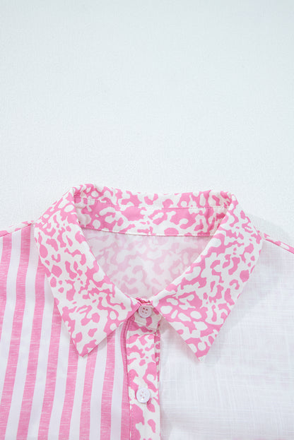 leopard striped shirt