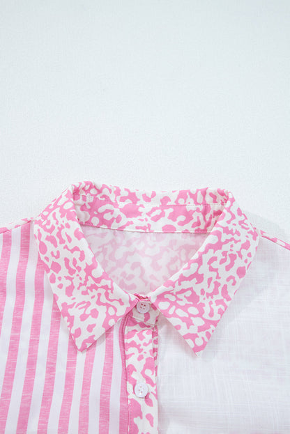 leopard striped shirt