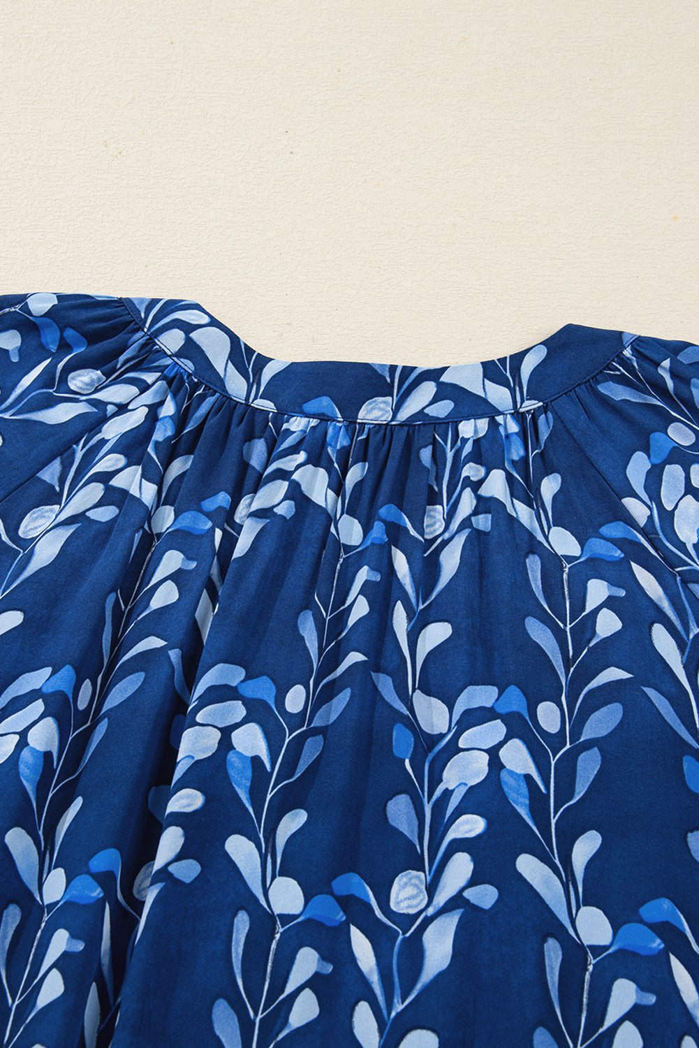 botanical print blouse