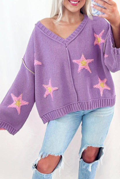 drop shoulder oversize sweater