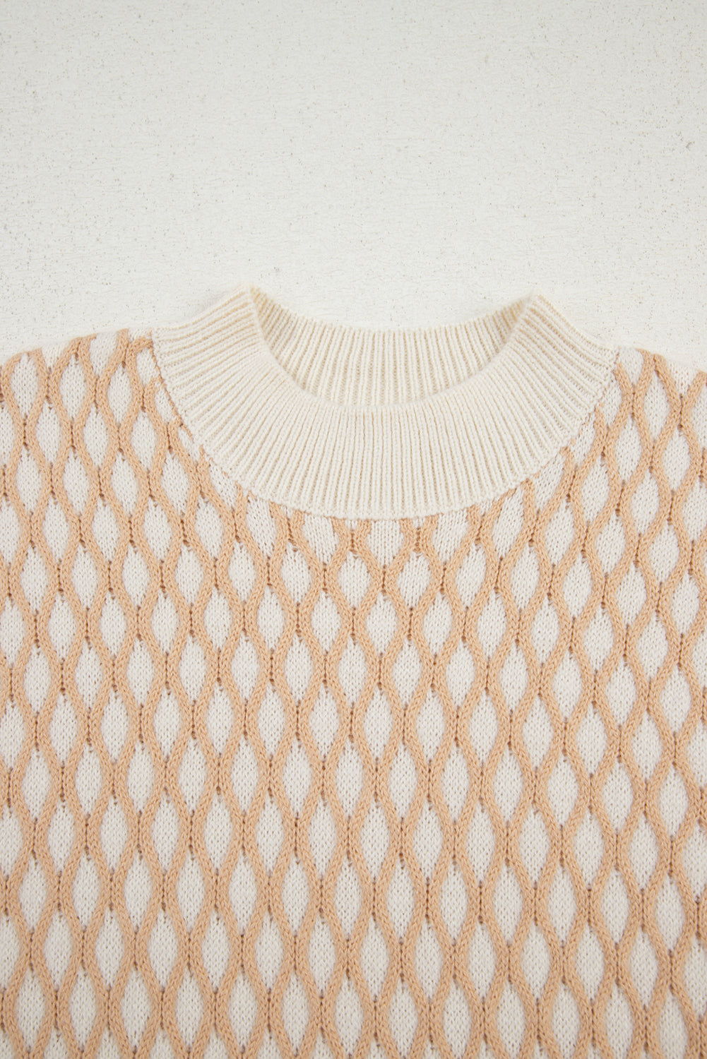 textured knit sweater