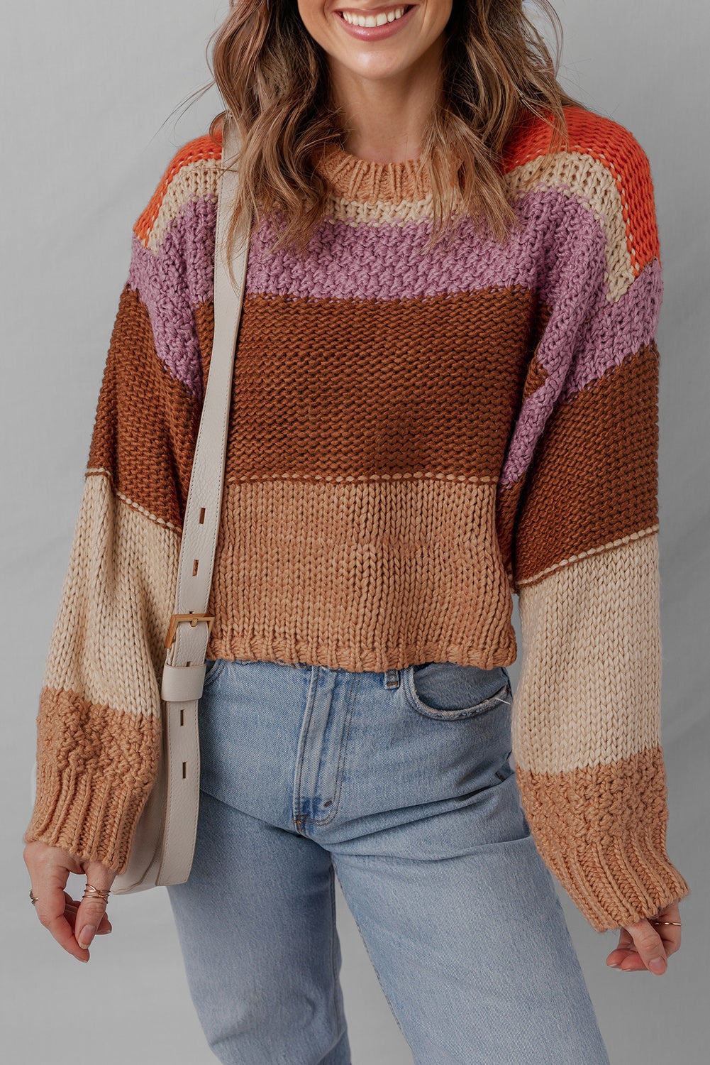 colorblock sweater