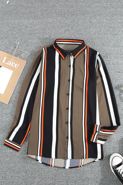 Elegant Striped Shirt for Stylish Women