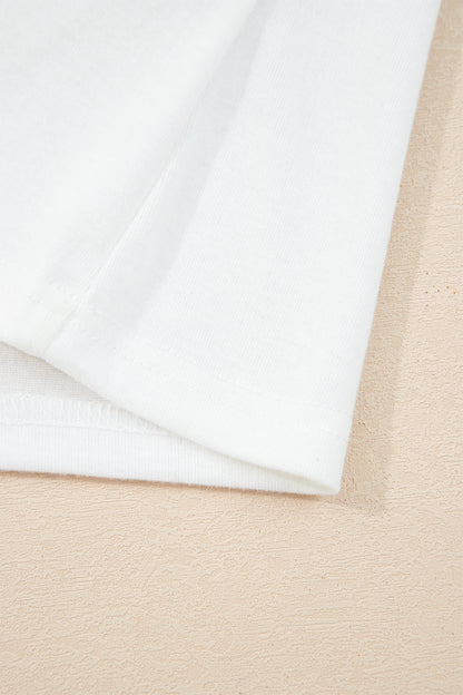 white long sleeve top