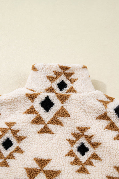 aztec print sweatshirt