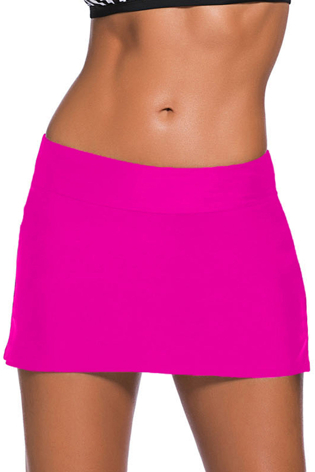 Feminine Flair Skirted Bikini Bottom with Attached Brief