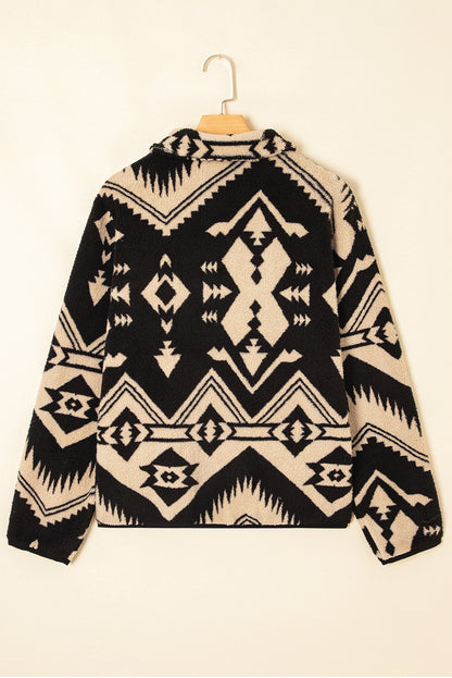 western print sweatshirt