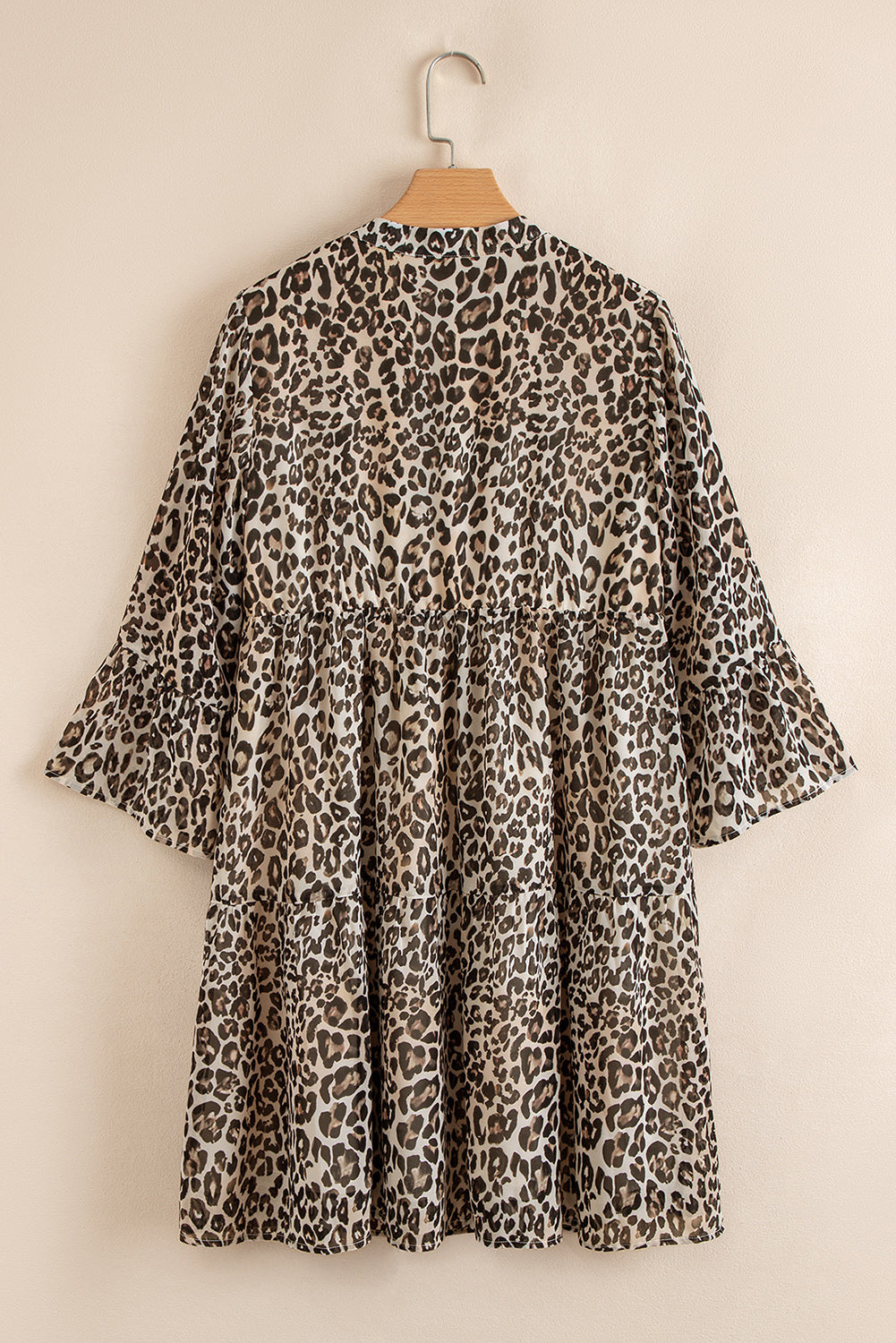 leopard swing dress