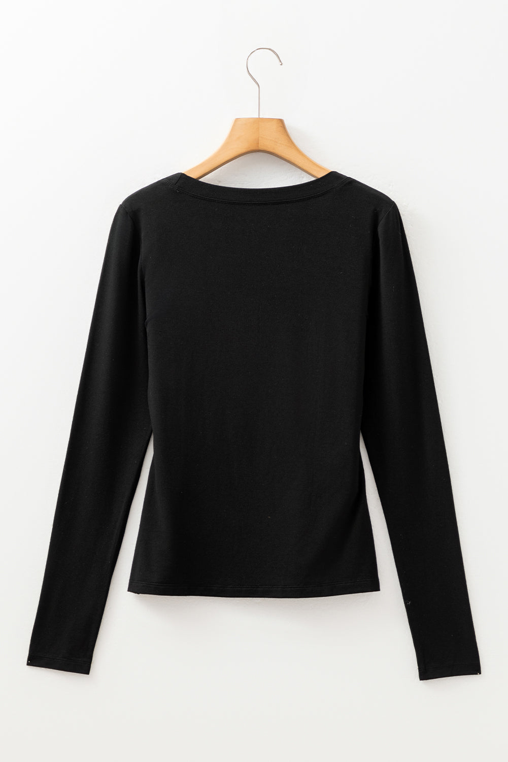 black long sleeve top