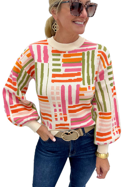 Rose Love Lines Sweater