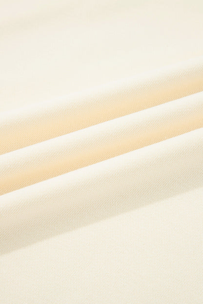 striped collar sweatshirt