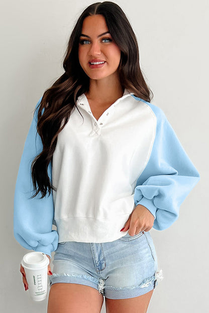 color block sweatshirt