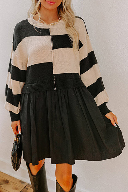 two in one sweater dress