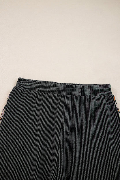 ribbed pant set