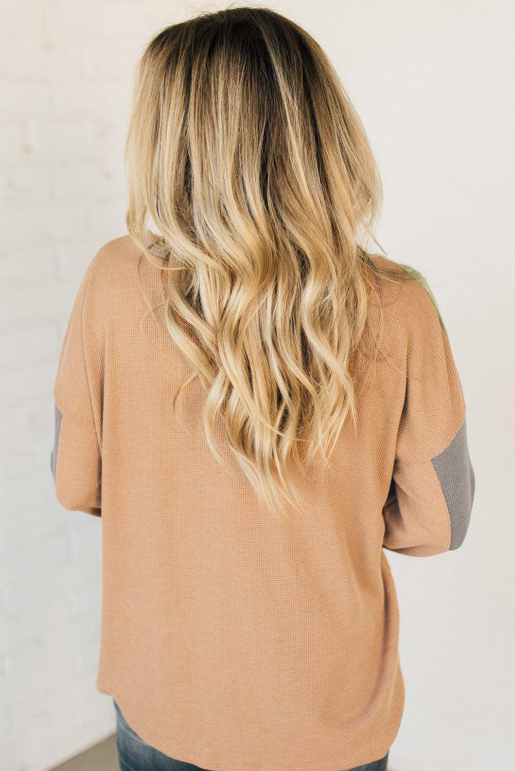 color block sweatshirt