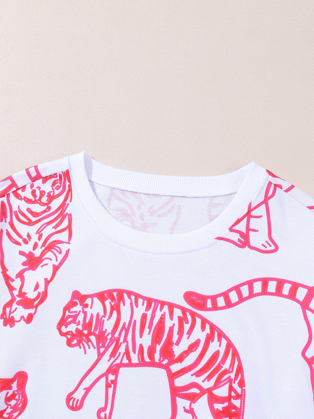 Fierce Pink Leopard Print Sweater