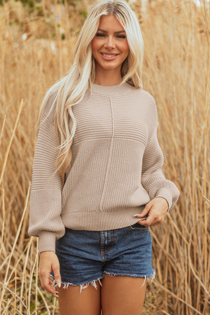 womens puff sleeve sweater