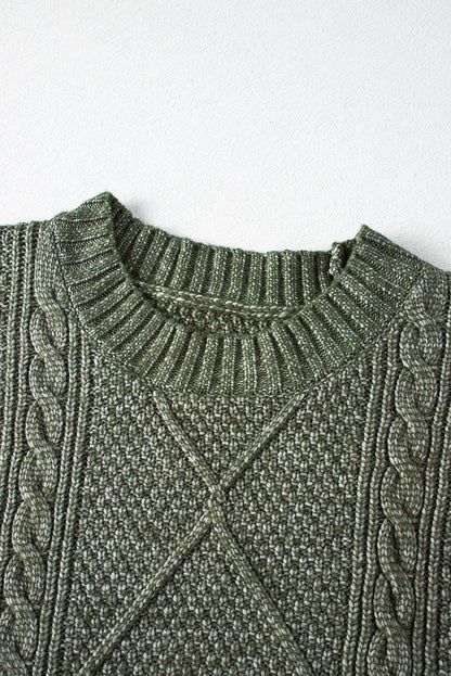 cable knit sweater dress
