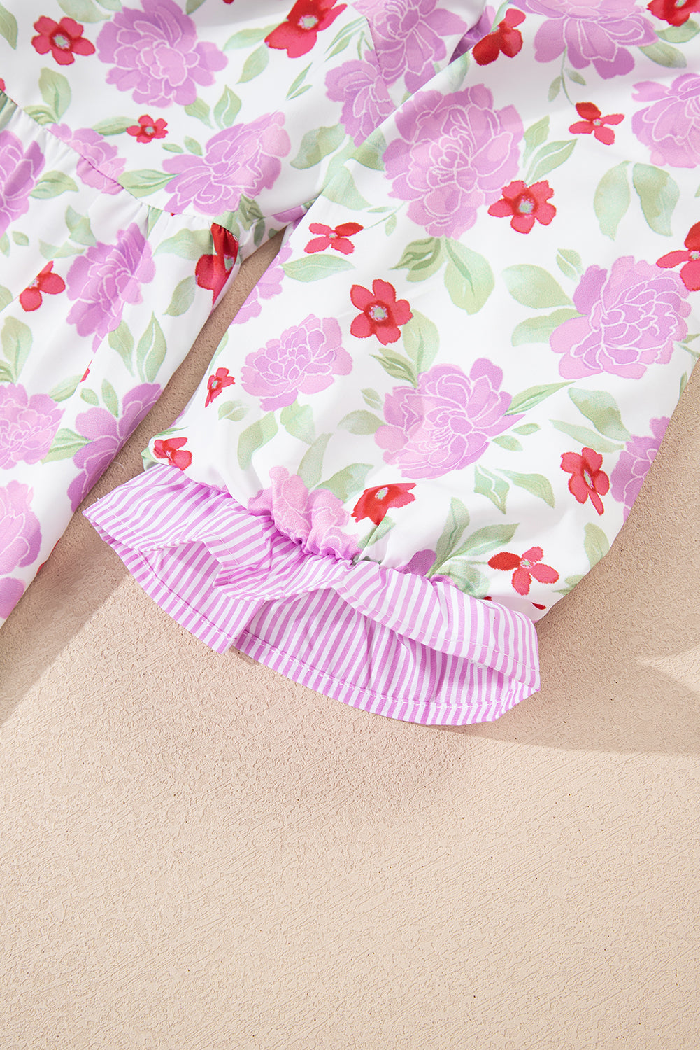 pink floral mini dress