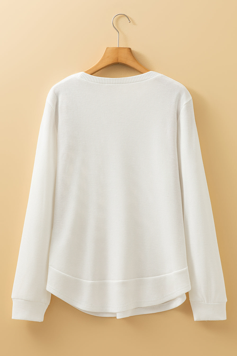 waffle long sleeve top