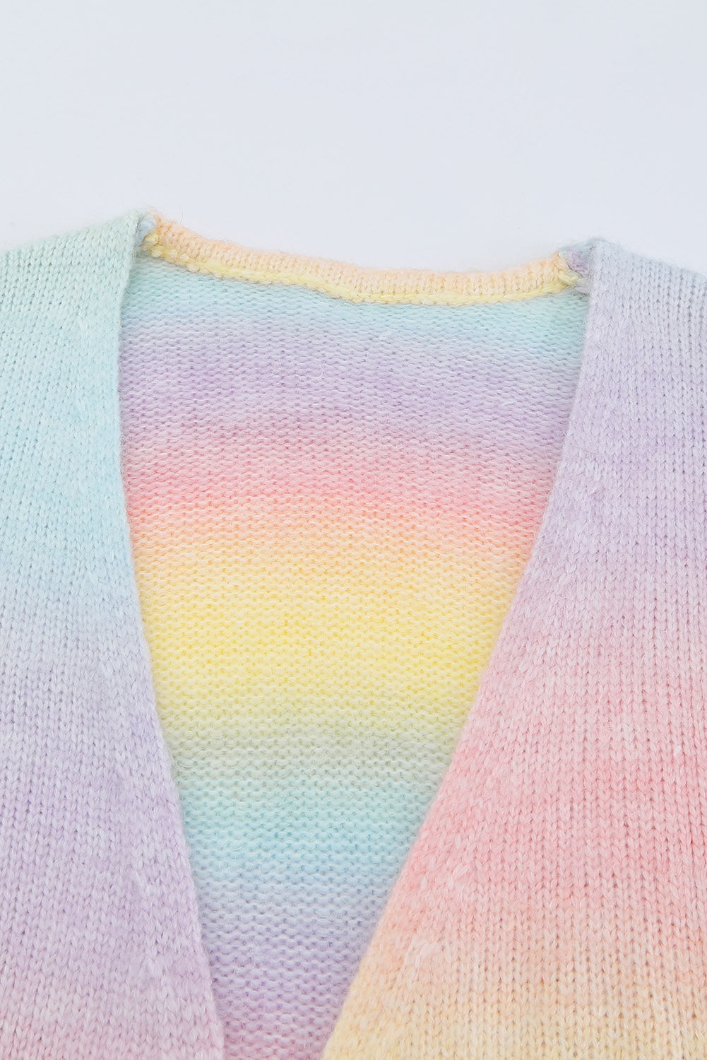 Glowing Multicolour Tie-Dye Oversized Cardigan