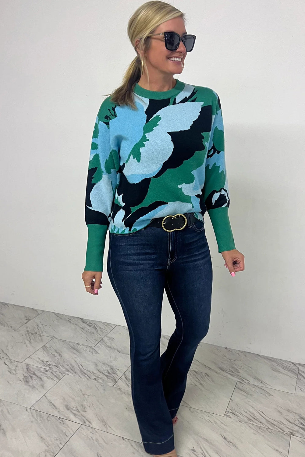 Green Hollis Sweater