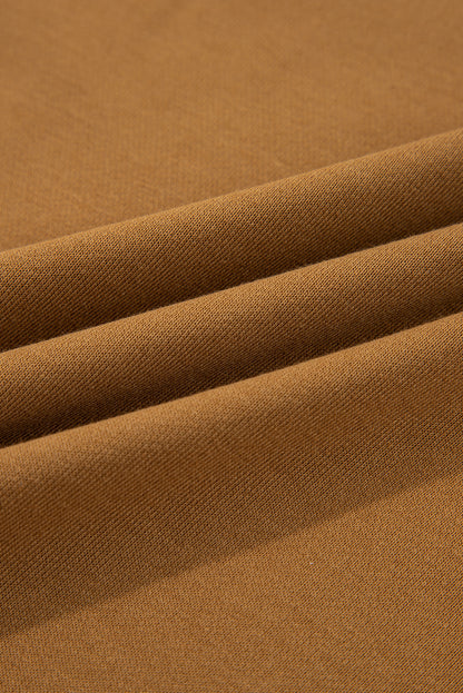 mix texture patchwork sweatshirt