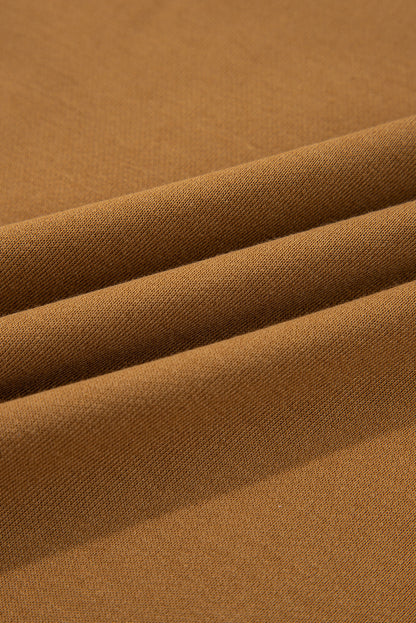 mix texture patchwork sweatshirt