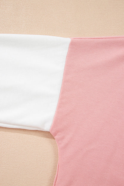 color block pant set