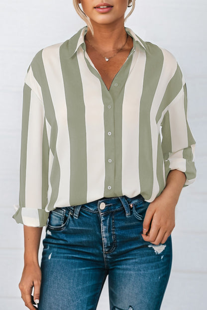 striped long sleeve shirt