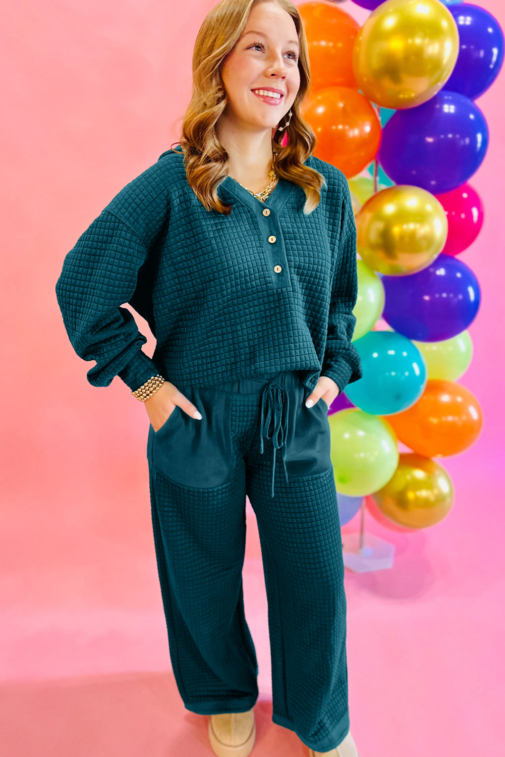 waffle two piece set