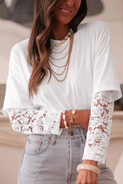 lace long sleeve top