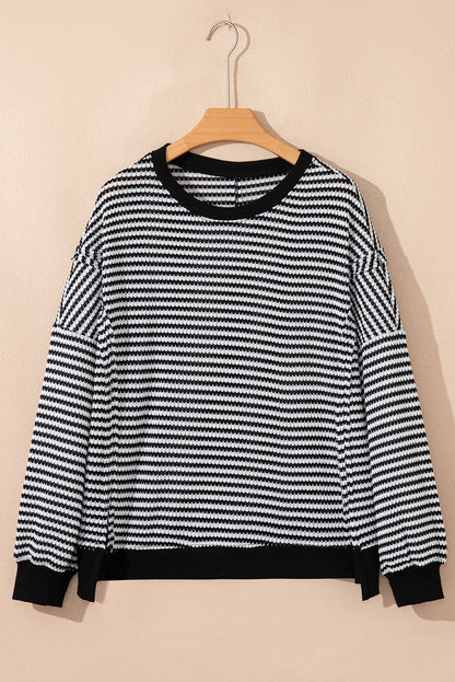 black stripe top