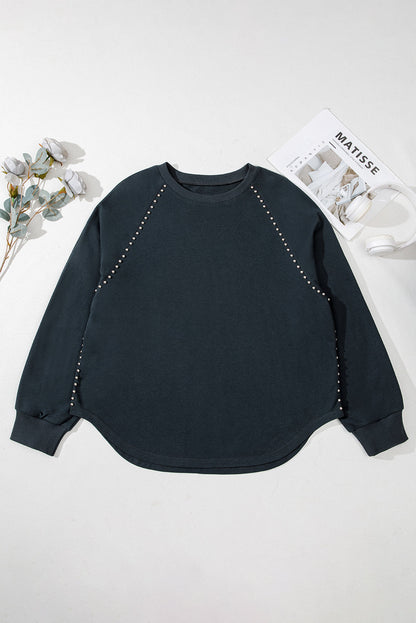 black pullover top