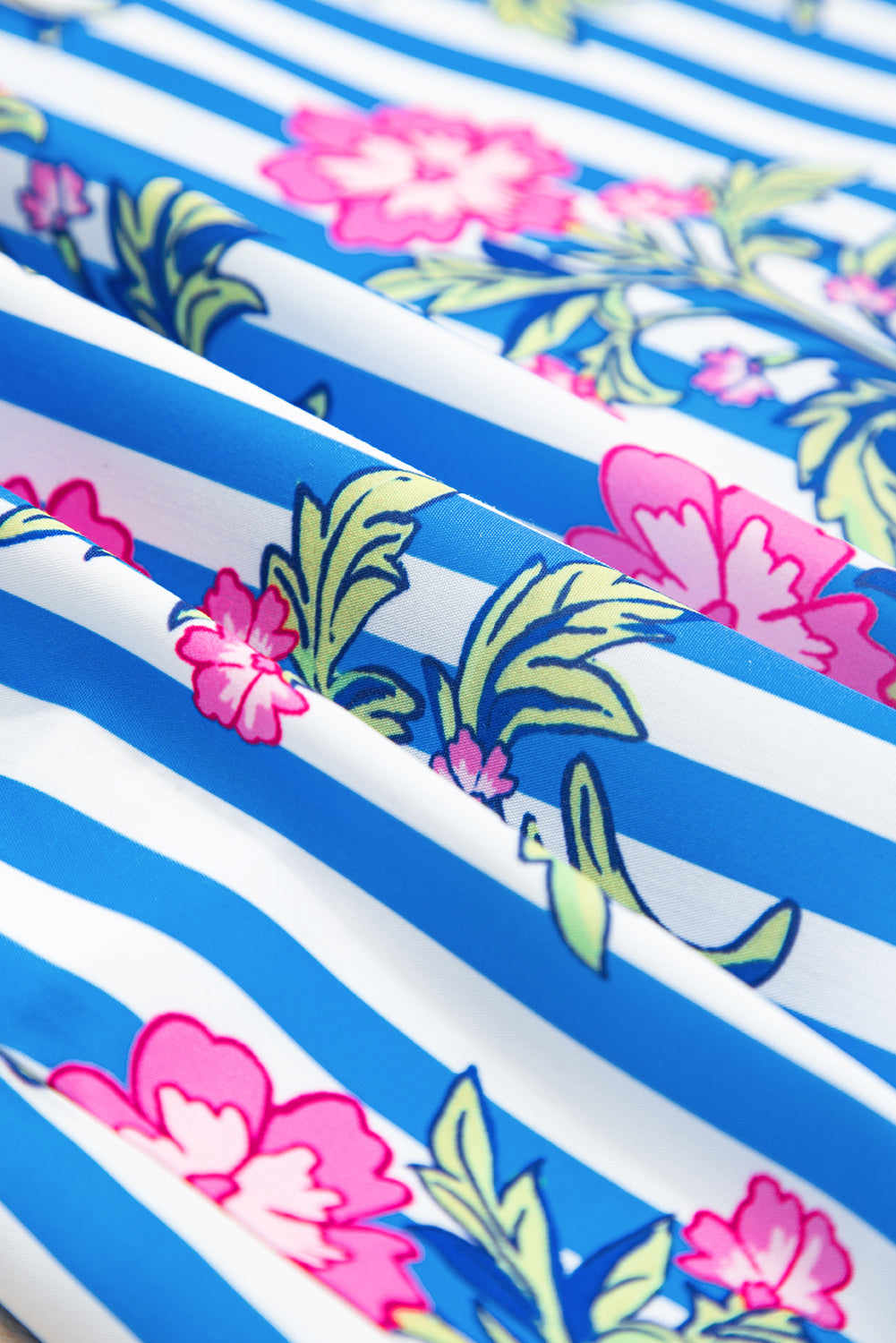 striped floral shirt