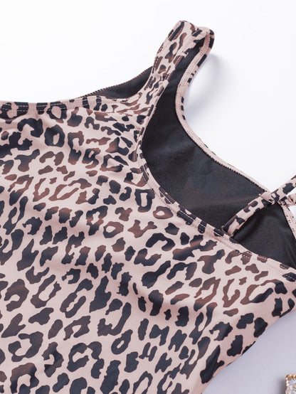 Black Mesh Cutout One-shoulder Monokini