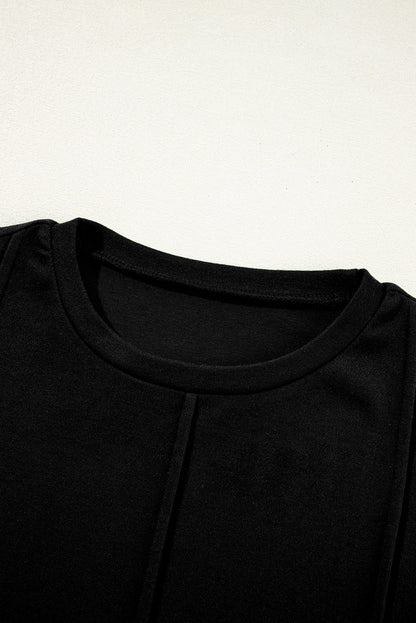 exposed seam top