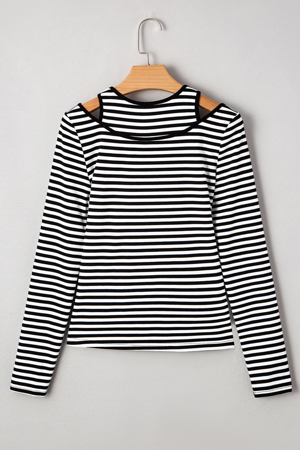 stripe long sleeve top