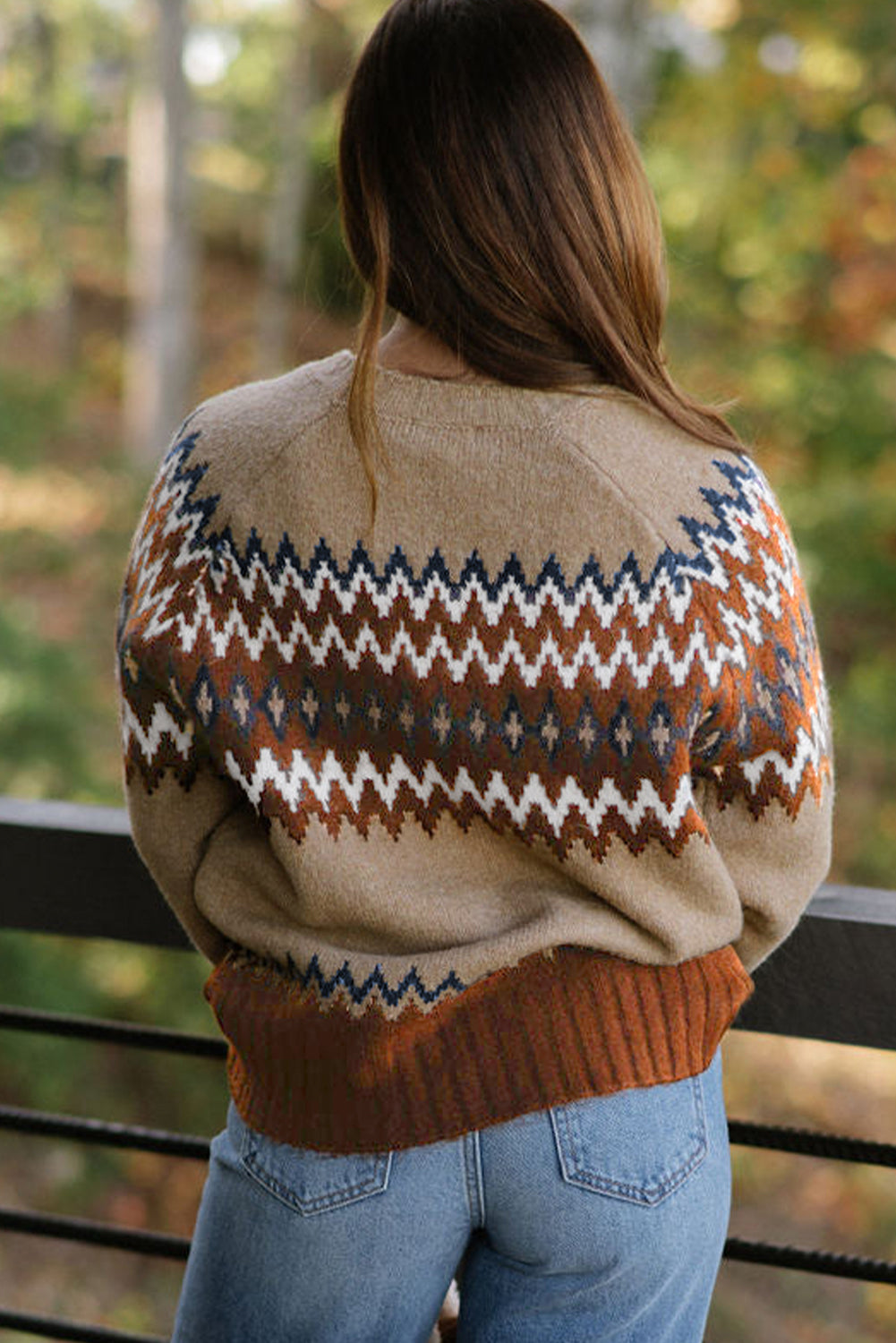 colorblock sweater