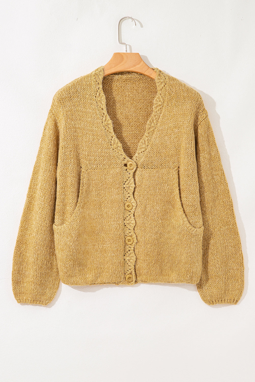 lantern sleeve cardigan
