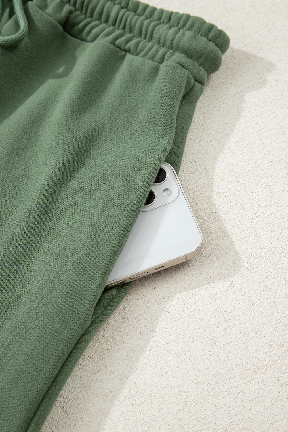 casual hoodie short set