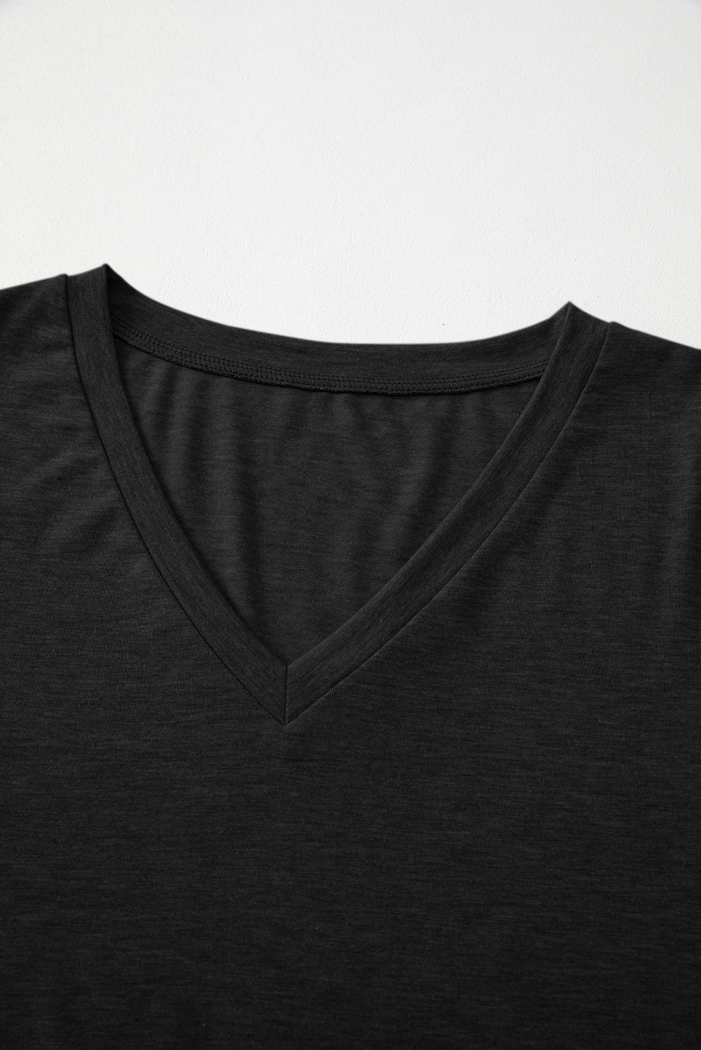 black long sleeve top