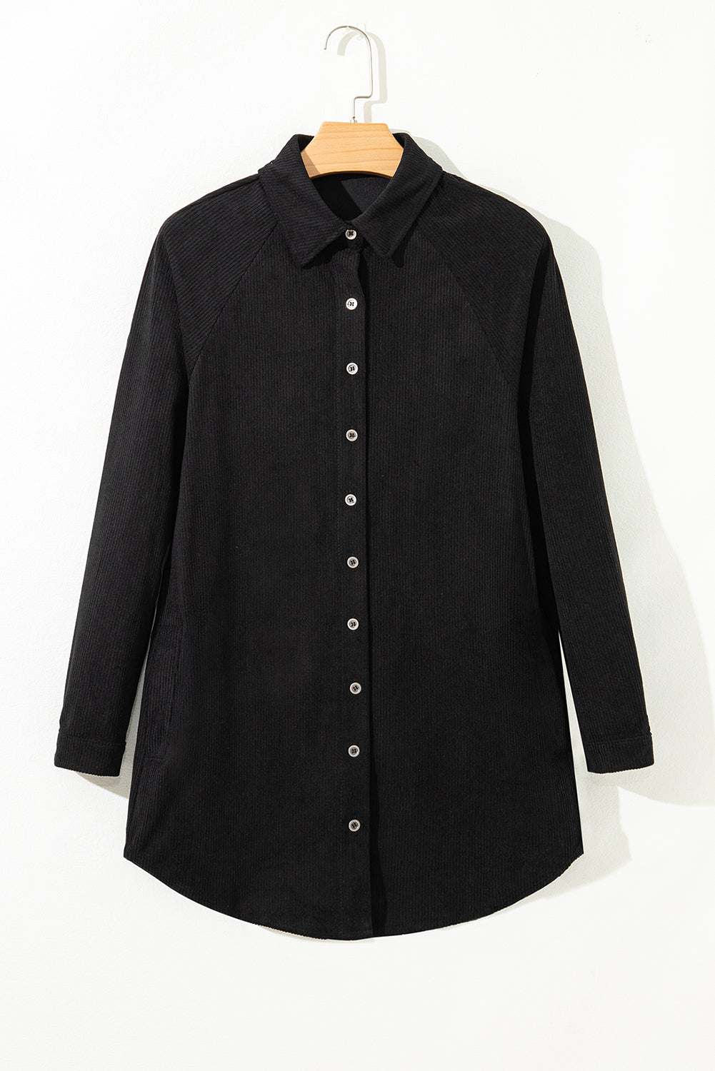 black corduroy dress