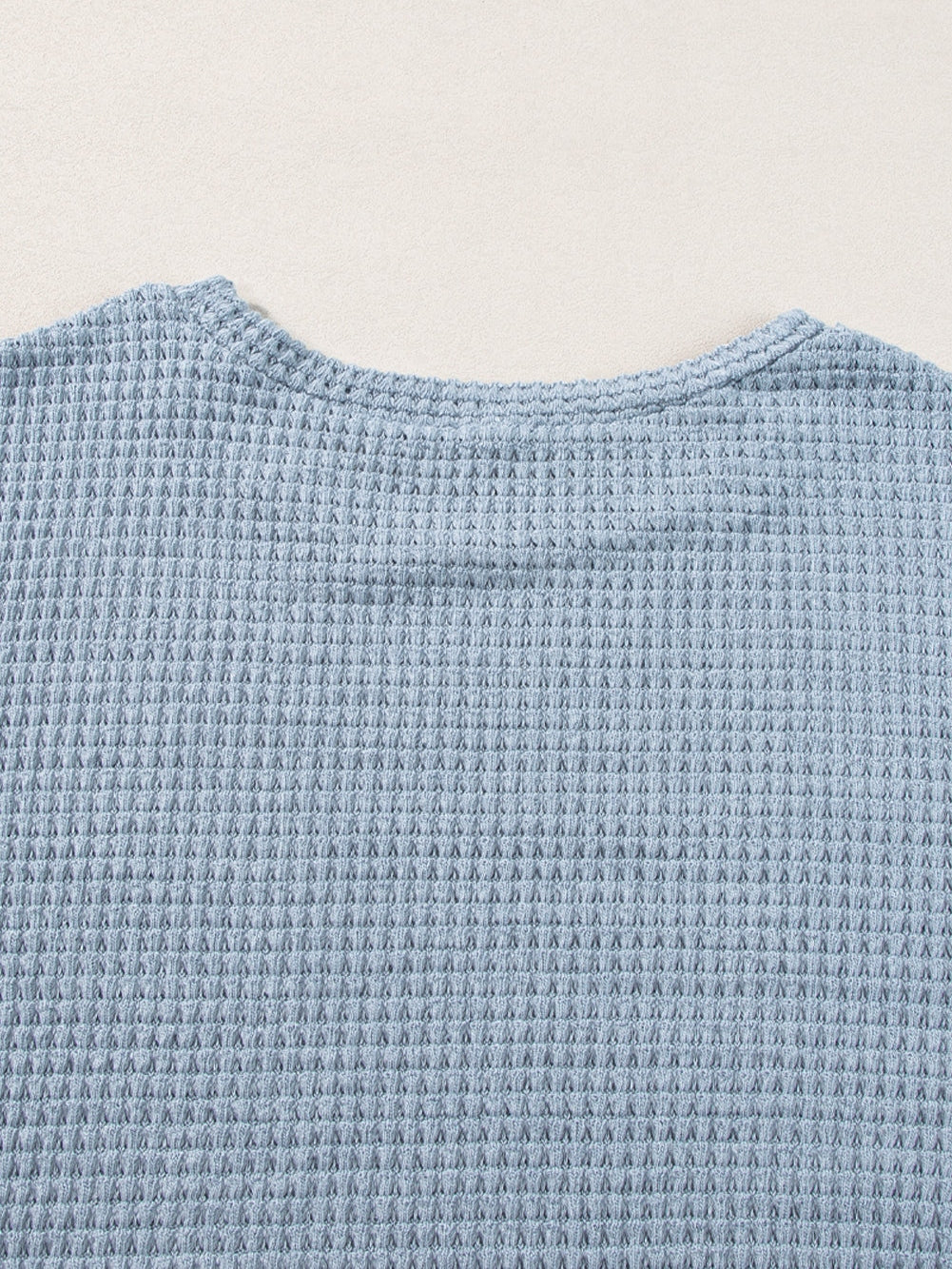 Ashleigh Blue Plus Size Textured Knit Lace Sleeve T-Shirt for Elegant Summer Style