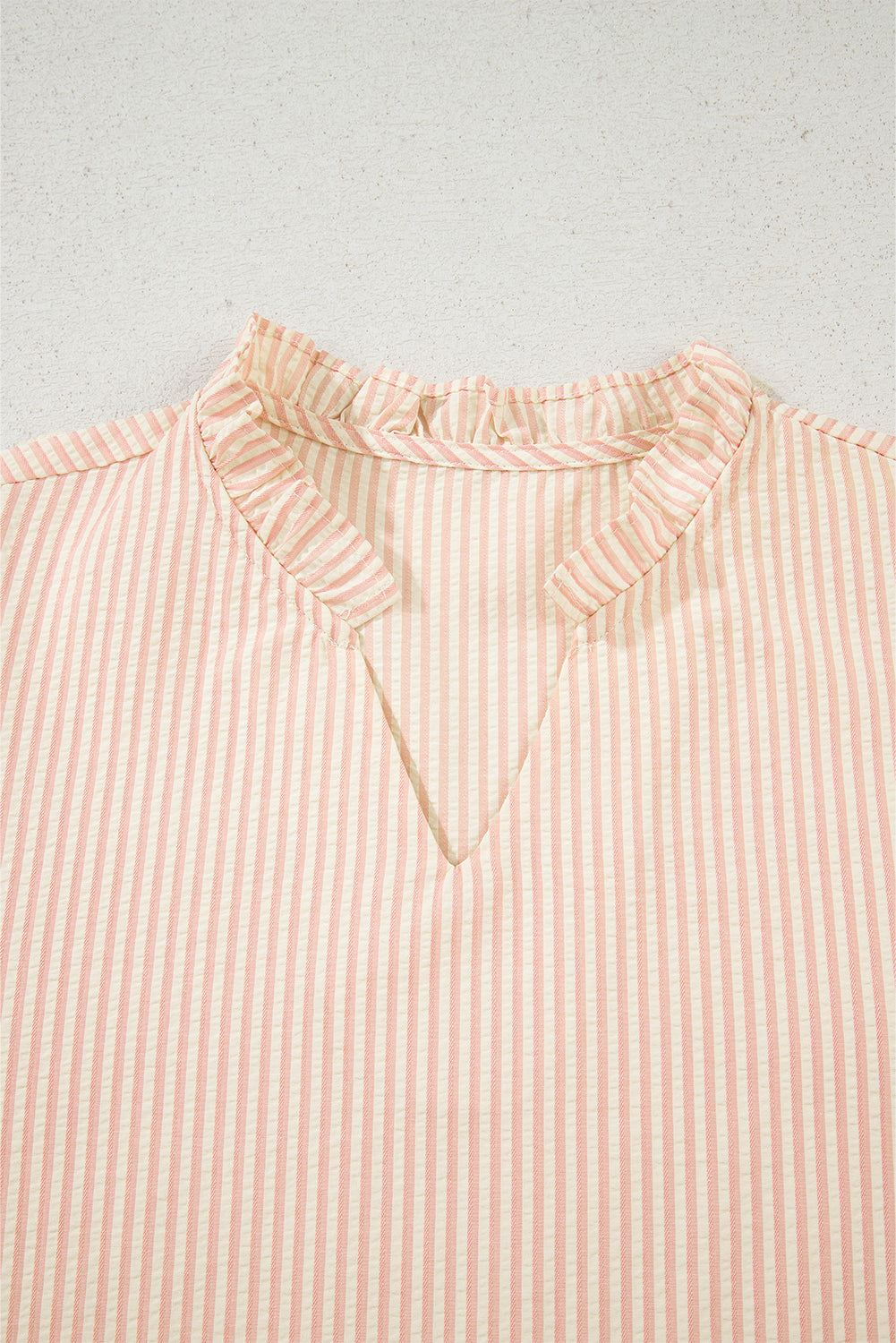 stripe print blouse
