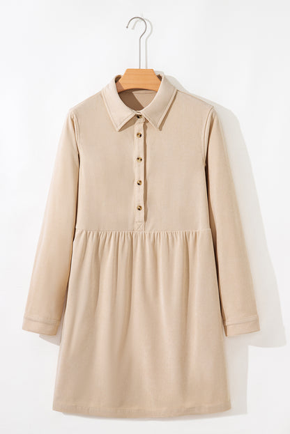 corduroy mini dress