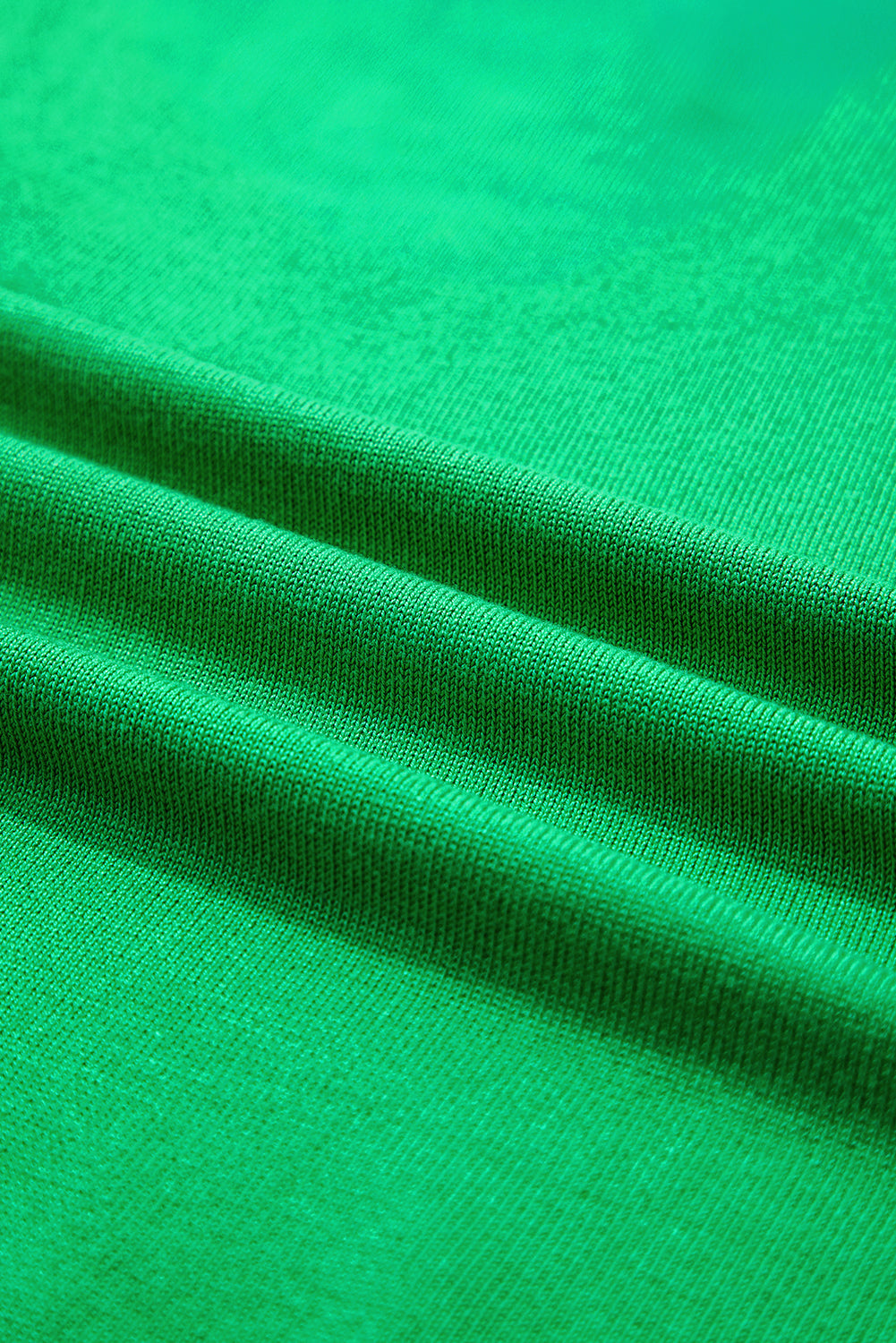 green short sleeve sweater