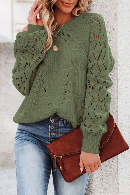 hollow out sweater