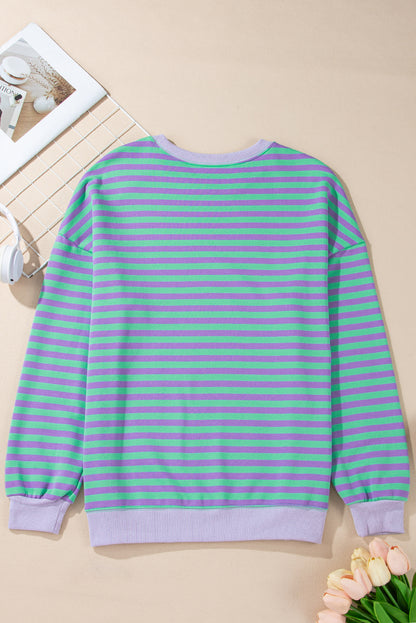 stripe sweatshirt