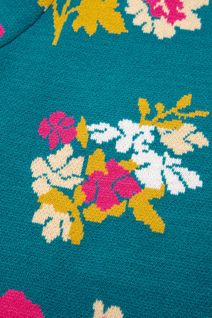 floral sweater
